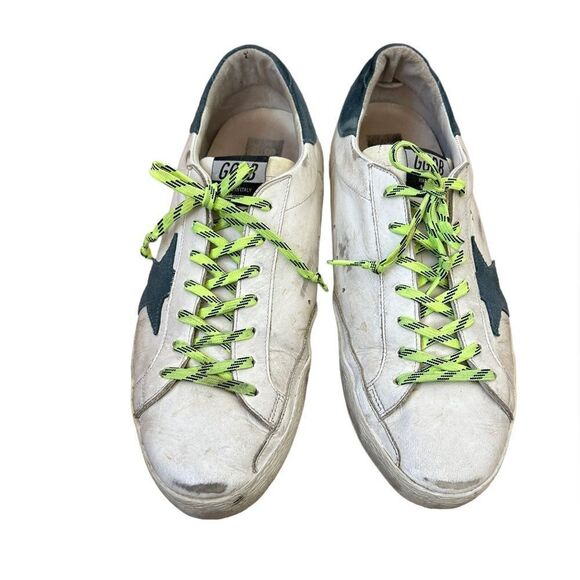 Golden Goose Superstar Sneaker with Neon Hiking Laces - Picture 2 of 11